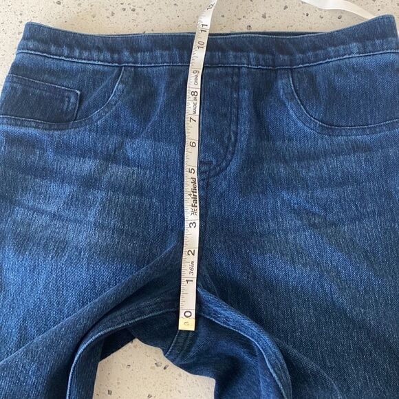 SPANX Jean-ish Ankle Leggings Twilight Rinse Denim Women's Size M - Picture 4 of 13